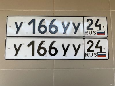 Лот: 17200722. Фото: 1. Гос.номер У 166 УУ 24. Госномера