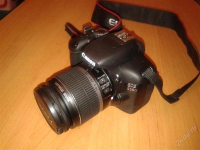 Лот: 1634096. Фото: 1. Canon 550, объектив 18-55 + SD... Цифровые зеркальные