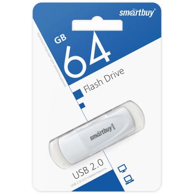 Лот: 22837234. Фото: 1. Флешка USB 2.0 64Gb Smartbuy Scout... USB-флеш карты
