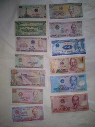 Лот: 15108685. Фото: 1. банкноты вьетнама набор люкс 13... Азия