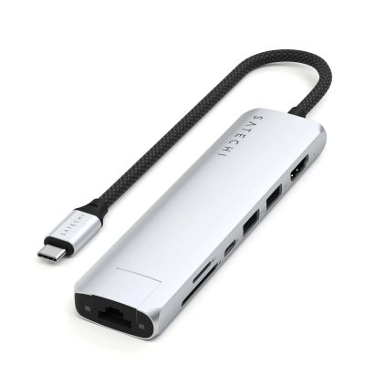 Лот: 24980297. Фото: 1. USB-хаб Satechi 7-в-1 USB-C Slim... USB хабы