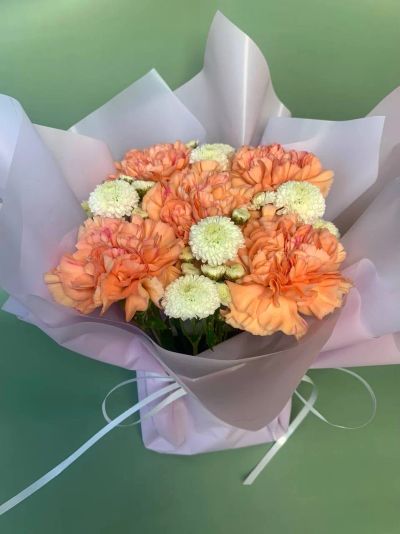 Лот: 25364048. Фото: 1. 9. Композиция из живых цветов... Свежие цветы