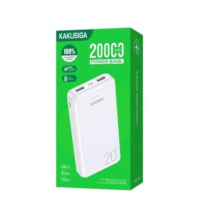 Лот: 22142980. Фото: 1. Power Bank KAKUSIGA KCS-881 20000mAh... Внешние, портативные аккумуляторы для смартфонов (Power bank)