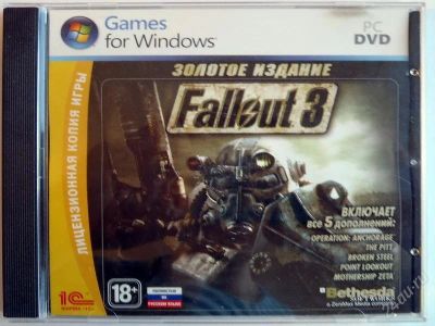 Лот: 1814756. Фото: 1. Fallout 3 Золотое издание (Русская... Игры для ПК