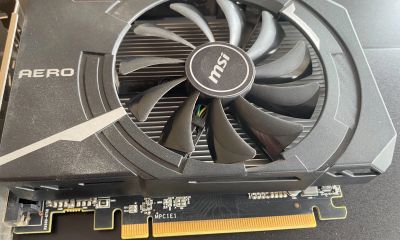 Лот: 17565544. Фото: 1. Видеокарта MSI RX 560 aero 4GB. Видеокарты