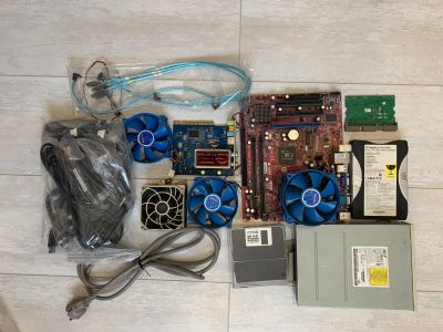 Лот: 17349511. Фото: 1. Мать MSI G31TM-P21 + Процессор... Другое (комплектующие)
