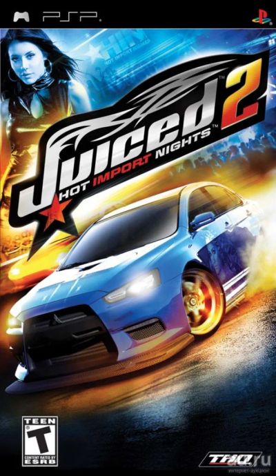 Лот: 11728872. Фото: 1. PSP Juiced 2 Hot import nights-... Игры для консолей