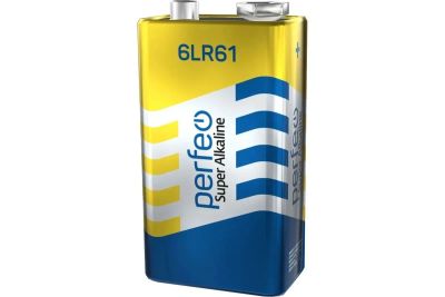 Лот: 25799971. Фото: 1. Батарейка PERFEO 6LR61/1SH SUPER... Батарейки, аккумуляторы, элементы питания