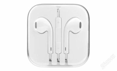 Лот: 3799323. Фото: 1. Гарнитура (Наушники) Earpods... Красноярск