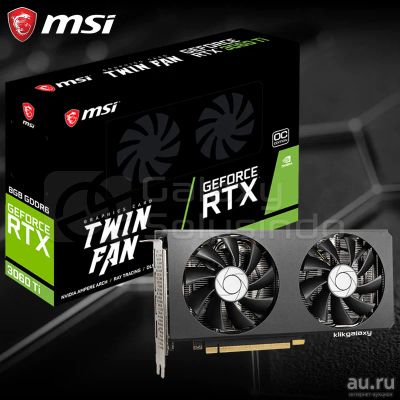 Лот: 17079267. Фото: 1. Видеокарта msi GeForce rtx 3060... Видеокарты