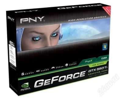 Лот: 1952679. Фото: 1. geforce 550 ti pny. Видеокарты
