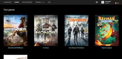 Лот: 9864683. Фото: 1. Аккаунт Uplay для PS 4 с играми... Аккаунты