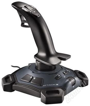 Лот: 918111. Фото: 1. Джойстик logitech attack3! С рубля. Другое (игровые приставки, консоли, видеоигры)
