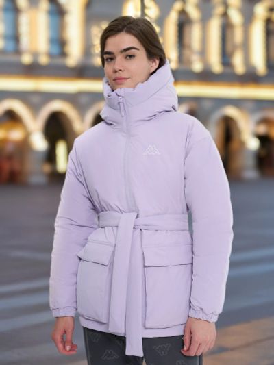 Лот: 23903649. Фото: 1. Пуховик женский Kappa, Фиолетовый. Легкие куртки, толстовки