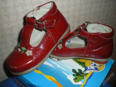 Лот: 1284263. Фото: 1. туфли красные с вышевкой. Туфли