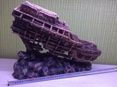 Лот: 7961570. Фото: 1. Декорация в аквариум. Корабль... Грунты, украшения, наполнения