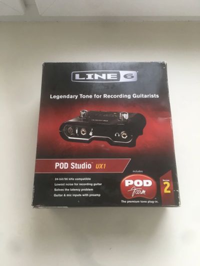 Лот: 16634907. Фото: 1. LINE 6 POD studio UX 1 USB (звуковая... Гитарные эффекты и комбоусилители