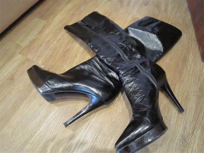 Лот: 1233847. Фото: 1. Сапоги Nando Muzi (Кожа) 3500... Сапоги
