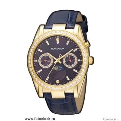 Лот: 21239715. Фото: 1. Romanson RL 4210Q LG(BU) / RL4210QLGBU. Оригинальные наручные часы