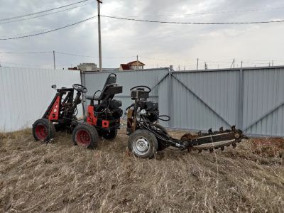 Лот: 19252126. Фото: 1. Траншеекопатель прицепной. Навесные силовые механизмы