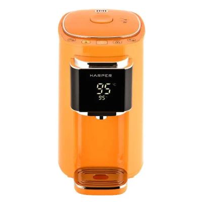 Лот: 25409635. Фото: 1. Термопот Harper HTP-5T01 Orange. Чайники, кофемашины, кулеры