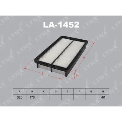 Лот: 13357061. Фото: 1. Lynx LA-1452 Воздушный фильтр. Расходные материалы