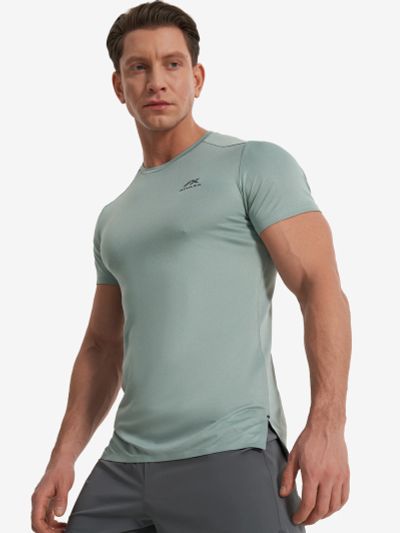 Лот: 24895106. Фото: 1. Футболка мужская Athlex, Голубой. Другое (спортивная одежда)