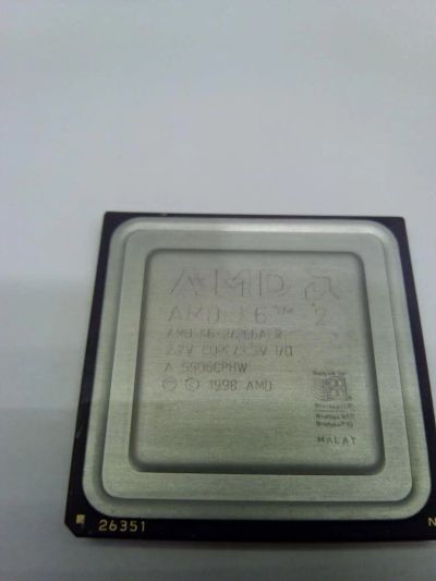 Лот: 10713619. Фото: 1. Процессор AMD-K6-2 266afr. Процессоры