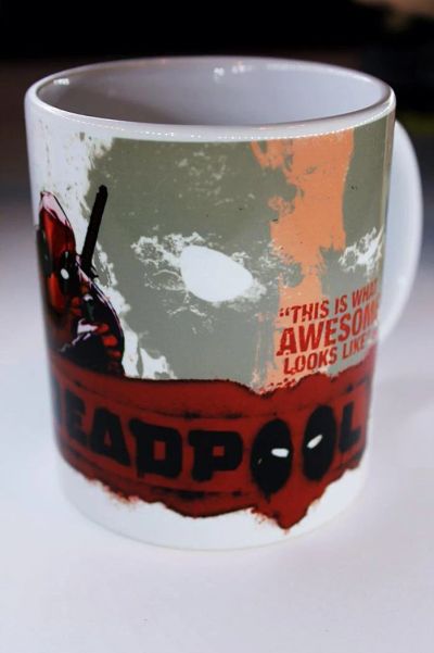 Лот: 9808575. Фото: 1. Керамическая кружка: Deadpool. Кружки, стаканы, бокалы
