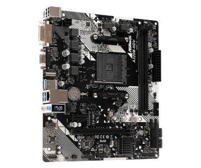 Лот: 16355204. Фото: 1. Материнская плата ASRock A320M-HDVR4... Материнские платы