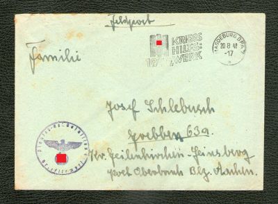 Лот: 19685428. Фото: 1. 1942 год. Германия (третий рейх... Открытки, конверты