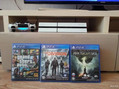Лот: 8152693. Фото: 1. Playstation 4 500gb белая плюс... Игровые приставки, консоли