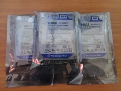 Лот: 10874029. Фото: 1. Жесткий диск для ноутбука 160GB... Жёсткие диски (HDD)