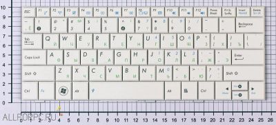 Лот: 5152817. Фото: 1. Клавиатура 1001px asus белая. Другое (комплектующие)