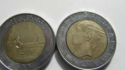 Лот: 4476840. Фото: 1. Италия биметалл. Европа