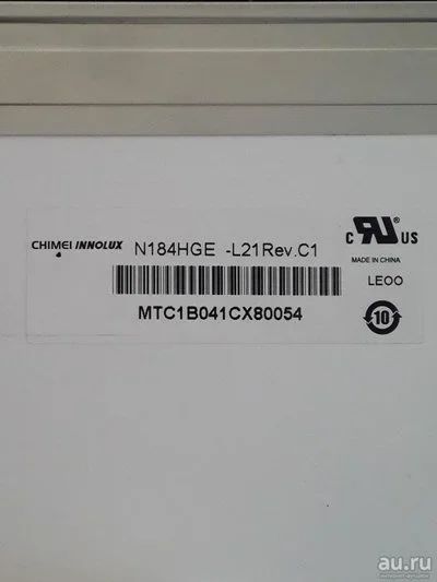 Лот: 8785116. Фото: 1. N184HGE-L21 Rev. C1 LED матрица... Матрицы для дисплея