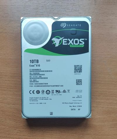 Лот: 23562581. Фото: 1. Жесткий диск 10Tb Seagate Exos... Жёсткие диски (HDD)