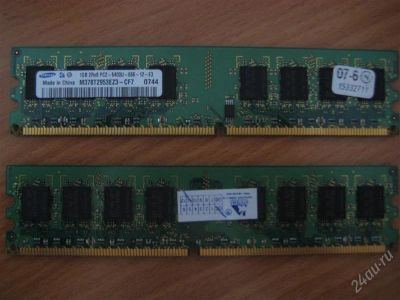Лот: 1534621. Фото: 1. DIMM DDR2 1024Mb Samsung PC-6400... Оперативная память