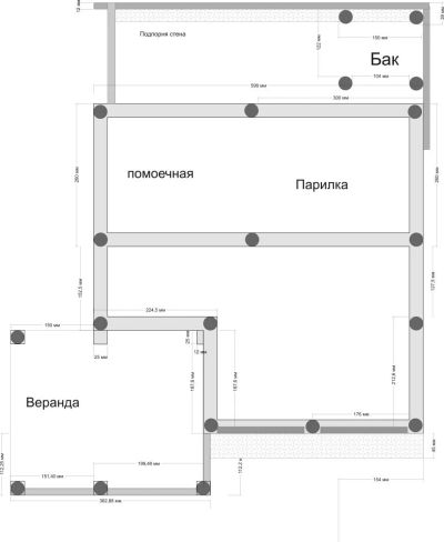 Лот: 7981866. Фото: 1. Фундамент под баню 6х6 с ростверком... Другое (строительство и ремонт)
