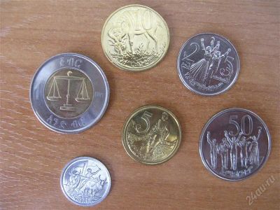 Лот: 2630123. Фото: 1. Эфиопия. Набор 6 монет 1997-2010... Африка