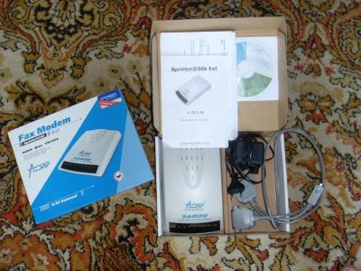 Лот: 86094. Фото: 1. Fax Modem Accorp 56000. Проводные модемы