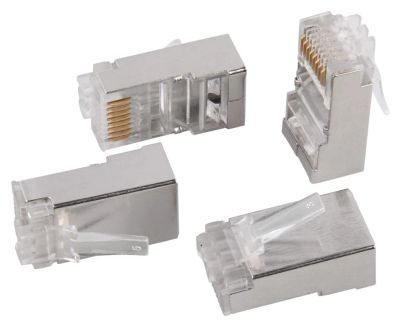 Лот: 19235805. Фото: 1. Разъем RJ45 FTP для кабеля категории... Другое (компьютеры, оргтехника, канцтовары)