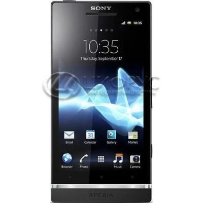Лот: 10254897. Фото: 1. Sony Xperia SL (LT26ii) Black. Смартфоны