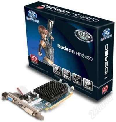 Лот: 1839527. Фото: 1. ati radeon hd5450. Видеокарты