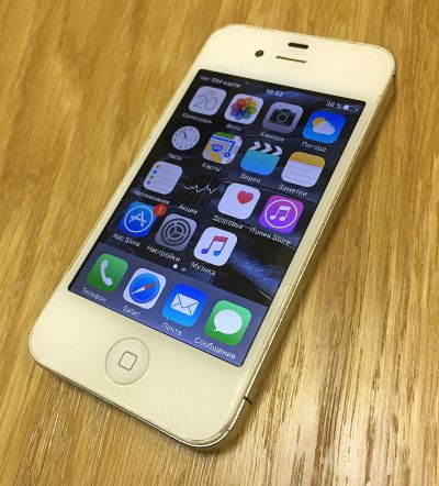 Лот: 11687495. Фото: 1. iphone 4s, б/у, с рубля!. Смартфоны
