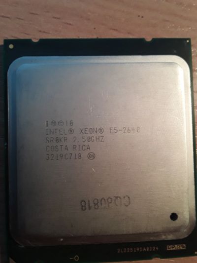 Лот: 15217859. Фото: 1. Процессор intel xeon 2640. Процессоры