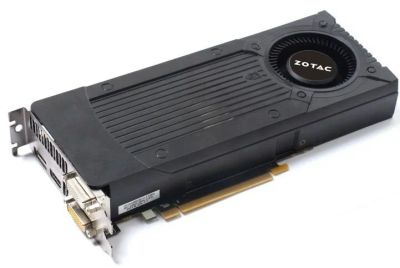 Лот: 10171505. Фото: 1. Видеокарта Zotac GeForce GTX 970... Видеокарты