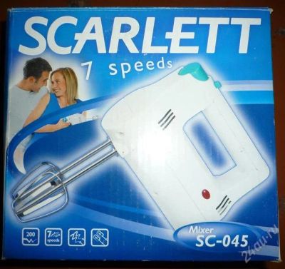 Лот: 1192024. Фото: 1. Миксер Scarlett CS-045. Кухонная