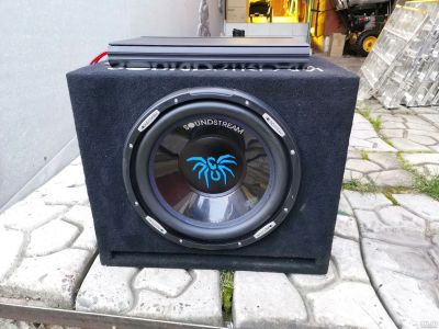 Лот: 14664092. Фото: 1. Сабвуфер Soundstream + моноблок... Сабвуферы