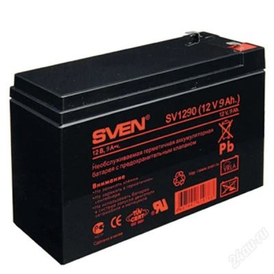 Лот: 1017103. Фото: 1. Аккумулятор SVEN SV1290. ИБП, аккумуляторы для ИБП
